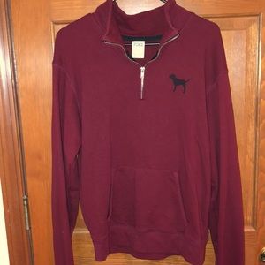 Burgundy Half Zip